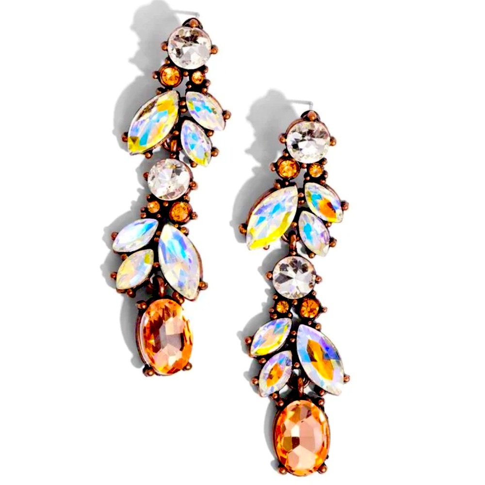 💃🏼🕺🏻 “DANCING DEBUT” COPPER EARRINGS ~ PAPARAZZI❗️ - Picture 2 of 4